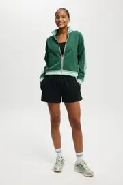 [Body] Body - Plush Essential Gym Short - Black M BLACK