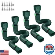 Ogutter Rain Gutter Downspout Extensions, Downspout Extender for Rainwater Dr