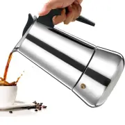 2 Cup Moka Pot Percolator Italian Coffee Maker 100ml Stovetop Espresso Mocha ...
