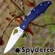 【詮國】SPYDERCO Byrd CARA CARA 2深藍FRN柄平刃折刀 / BY03PBL2