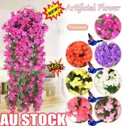 Artificial Fake Hanging Flowers Vine Plant Home Garden Indoor Outdoor Decor XmAN