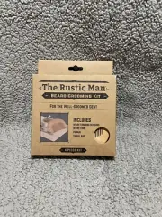 Evriholder Rustic Man Beard Grooming 4 Pc Kit ~ Comb ~ Scissors ~ Pomade & Bag