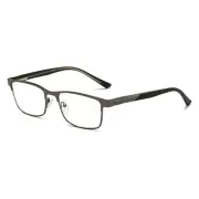 1 PK Mens Metal Frame Blue Light Blocking Reading Glasses Spring Hinge Readers