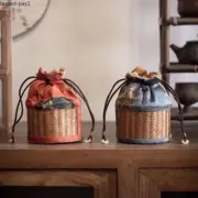 Handmade Bamboo Teapot Bag Teacup Travel Portable Storage Bag