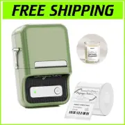 Compact Bluetooth Thermal Sticker Printer: Ideal for Home & Office Organization