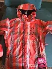 New 686 Kern Womens Snowbording Jacket Red Plaid Small S Ski Snow Insulated