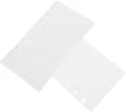 45 Sheets Loose Leaf Refill Paper Lined Notebook Inserts for Travelers and Professionals Smooth Writing Experience Portable Notepad Replacement Filler Paper for Notes and Sketches