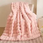 Plush Throw Blanket for Couch - Super Soft Fuzzy Fluffy Blanket Cozy Faux Fur...