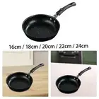 Frying Pan Universal Non Coating Flat Bottom Wok Pan for Cooker Gas Stoves