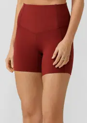 [Lorna Jane] The Perfect 16cm Bike Shorts in Red, Size - XL XL Sepia