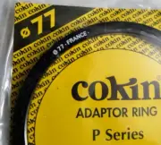 Genuine Cokin P Series 77mm Adapter Ring P477 Made in France Thread to P System