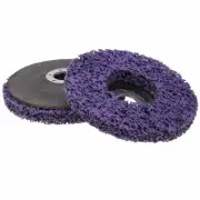 2 x 125mm 5" POLY STRIP DISC WHEEL PAINT RUST REMOVAL CLEAN METAL ANGLE GRINDER