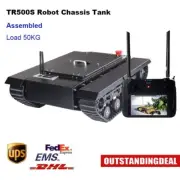 TR500S Robot Chassis Tank Chassis Rubber Track Load 50KG Remote Control os67