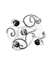 Diana M. Fine Jewelry 18K Diamond & 11-12mm Pearl Cuff