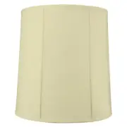 14x16x17 Large Drum Lampshade Egg Shell Shantung, Large Cylinder Replacement