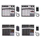 USB Interface Record MP3 Computer 48V Phantom Power Monitor Audio Mixer AU