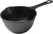 Victoria Cast Iron Saucepan, Melting Pot, Made in Small, Black