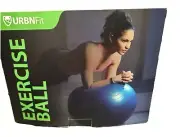 URBNFit Exercise Ball 65cm (26”) In Black Yoga, Workout, Stretching New In Box