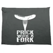 Prick With A Fork - Funny Novelty Soft Sport Microfiber Towel