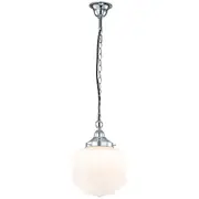 Hawthorn Chain Pendants Chrome Lighting Period Art Deco StKilda Lights Inspirations