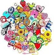 20Pcs Random Different Straw Cover Toppers for Stanley 30oz Cute Tumbler Straw Cap Reusable Straw Tips for 0.24-0.32inch Straws Cup Accessories