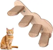 Cat Stairs for Wall - Floating Cat Ladder Wall Stairway | Elegant Mounted Stairway Kitten Shelves Perches for Living Room Balcony