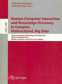 在飛比找三民網路書店優惠-Human-computer Interaction and