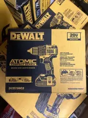 DEWALT DCD708C2 20V MAX Atomic Compact Li-Ion 1/2" Drill Driver w/ 2 Batts New