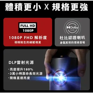 🔥送原廠包包 ANKER NEBULA Capsule3 Laser可樂罐 1080P 無線雷射投影機 投影機 攜帶型