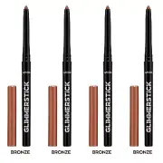 NEW Avon Glimmerstick Retractable Eyeliner - Bronze 0.28 g / SET OF 4