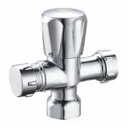 Kinetic 15 x 15mm Chrome Plated Double Mini Cistern Cock