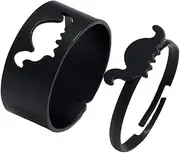 [Vaveren] Matching Dinosaur Couple Rings Set Animal for Wedding