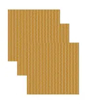 Tempaper Nesting with Grace x Aztec Gold Rick Rack Stripe Removable Peel and ...