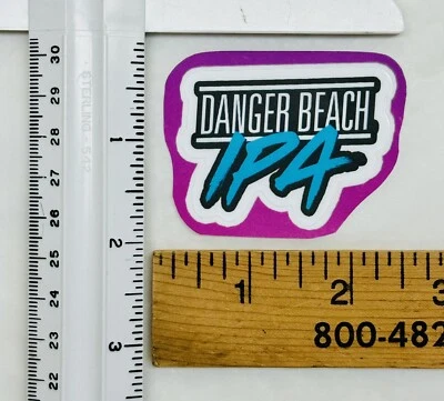 Voodoo Ranger Danger Beach Logo Sticker Craft Beer Brewery New Belgium Brewing