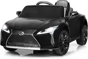 HONEY JOY Kids Ride on Car, Licensed Lexus LC 500, 12V Kids Electric Car w/Remote Control, 3 Speed, LED Lights, Horn, MP3 & USB, Slow Start, Spring Suspension, Children Electric Vehicle, No Batteries