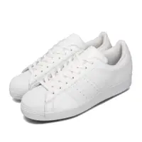 在飛比找PChome24h購物優惠-adidas 休閒鞋 Superstar 白 全白 男鞋 女