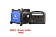 GENTRAX 6.6KW Inverter Generator + 307Wh Power Station