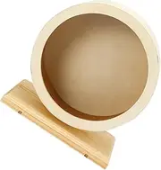 CIYODO Wooden Silent Hamster Exercise Wheel Durable Running for Hamsters Hedgehogs and Mice for Small Pet Play and Healthy Exercise