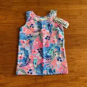 Bonds Baby Airlie Bird Purple Chesty Singlet Purple Floral Size 2 BNWT