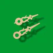 Hands for the cuckoo clock 48mm (1.89inch) and 39mm (1.54inch) f.. 9.0109.03 NEW
