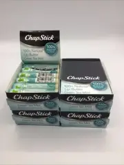 Lot Of 48 ChapStick Green Tea Mint Flavor 100% Natural Lip Butter