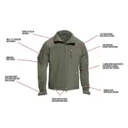 Rothco Stealth Ops Soft Shell Tactical Jacket 3 Colors # 3806