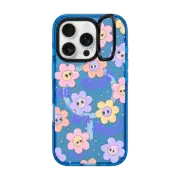 iPhone 16 Pro Impact Ring Stand Case MagSafe Compatible Be Patient with Yourself Floral