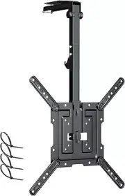 Ceiling TV-Mount Flip Down Folding - 23-55'' Manual Drop Down TV Mount, Fits and