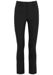 Vince Slim-leg Stretch-cotton Trousers - Black - 12 12