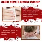 Halloween Special Effects SFX Makeup Kit For Zombie Vampire Skin Wax Fake Bl ECM