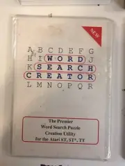 WORD SEARCH CREATOR for Atari ST/Mega/TT NEW disk By Fair Dinkum