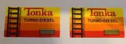 MIGHTY TONKA GRADER & LOADER 1983-91 # 3920 VINYL PEEL AND STICK