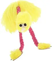 ERINGOGO Fluffy Animal Marionette Puppet Toy String Marionettes for Boys and Girls Yellow 1pc