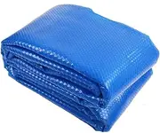 Aquabuddy Pool Cover Solar 10.5x4.2m 500 Microns Sivler Blue Pools Covers, Swimming Above Ground, Bubble Blanket Garden Rectangle Heater Outdoor Water.